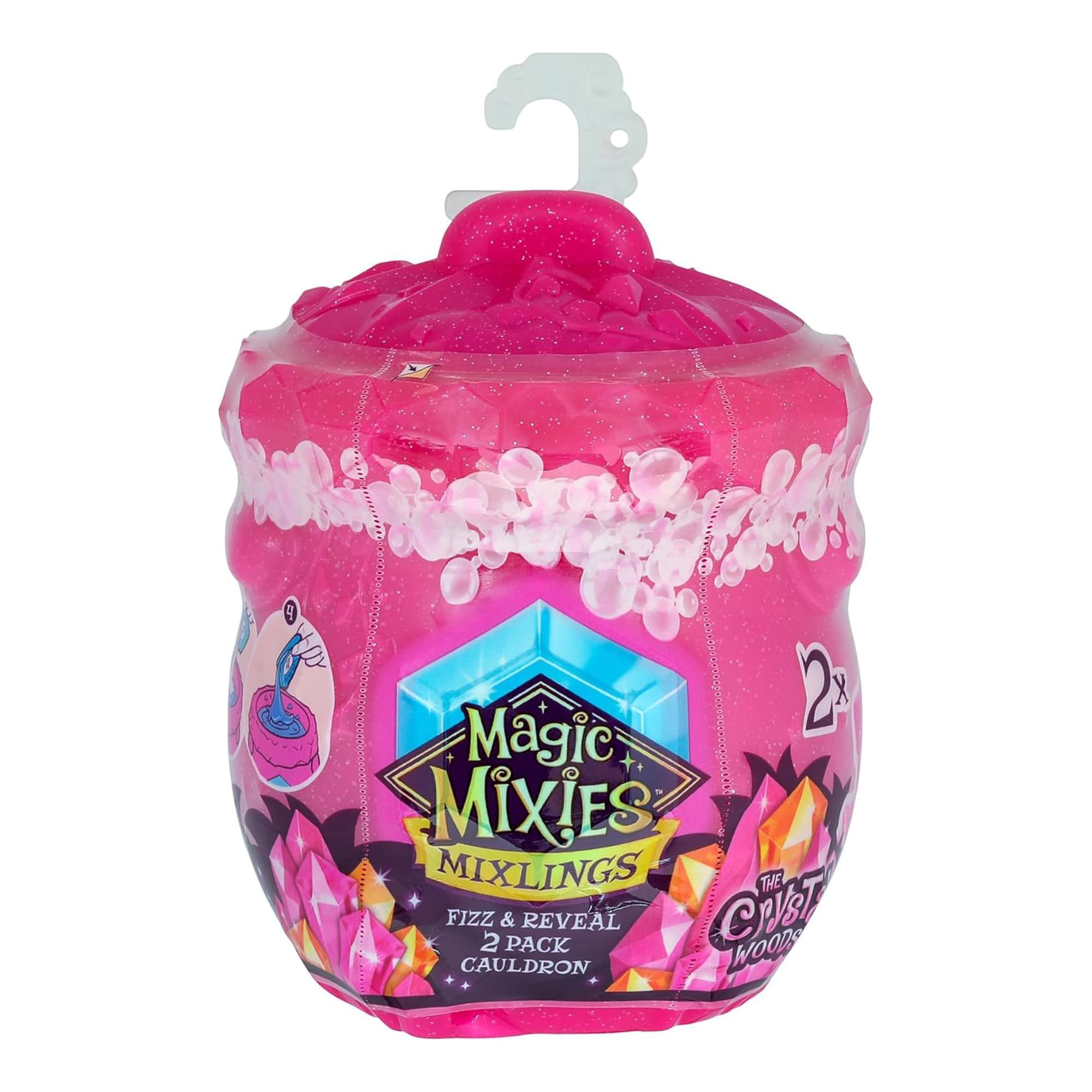 Magic Mixies Mixlings  
FIZZ & REVEAL  
2 PACK  
CAULDRON  

The Cryst Wood Cauldron