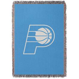 Chad & Jake - Indiana Pacers Woven Blanket - Blue