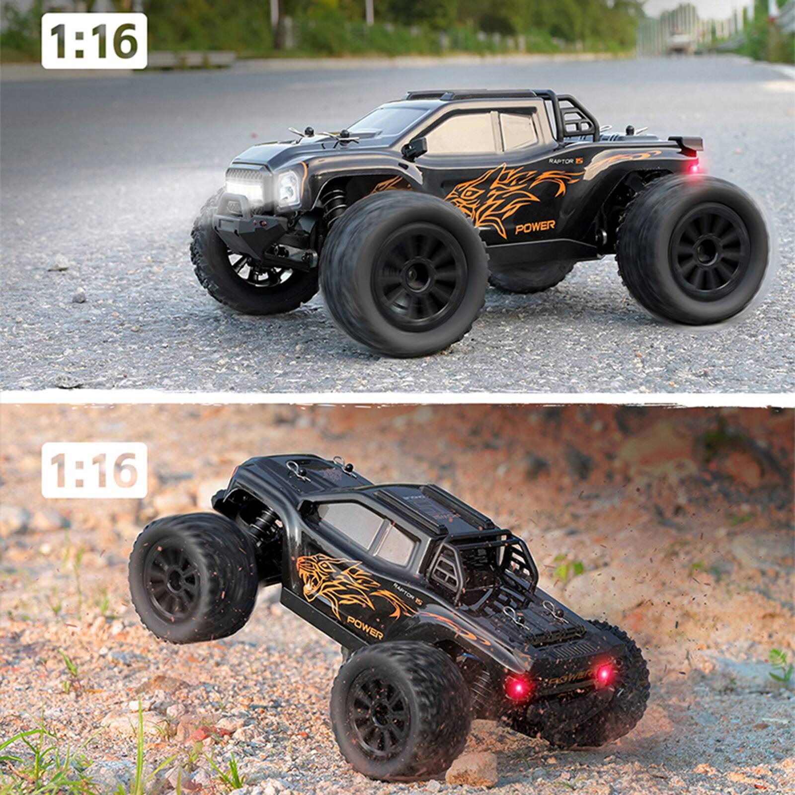1:16  
Raptor 16  
POWER  

1:16  
Raptor 16  
POWER