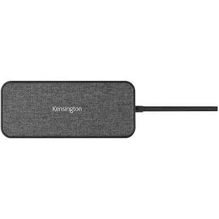 Front. Kensington - Kensington SD1650P USB-C Single 4K Portable Docking Station with 100W Power Pass-Through - for Tablet PC, Notebook - 100 - Black.