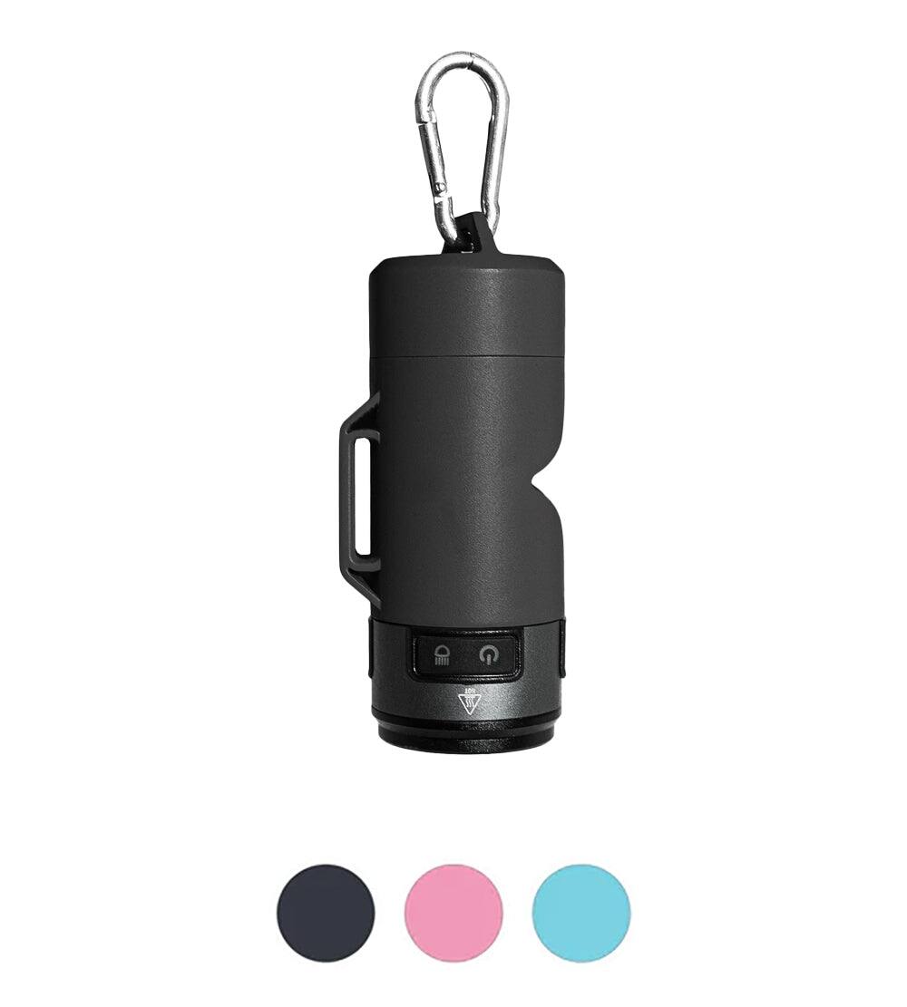 Back. Lumi Pawtners - Lumi LED Poop Bag Dispenser - Black.