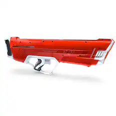 Front. SPYRA - SPYRA Manual Water Blaster, Outdoor Squirt Gun for Pool Games, SpyraLX, Red - Red.