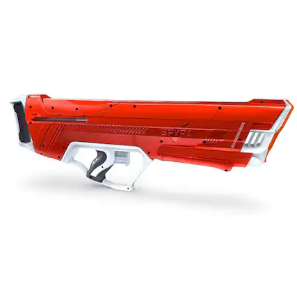 Front. SPYRA - SPYRA Manual Water Blaster, Outdoor Squirt Gun for Pool Games, SpyraLX, Red - Red.