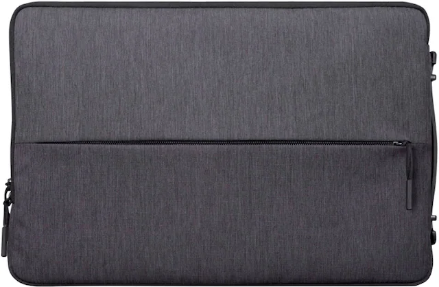 Front. Lenovo - Urban 13" Laptop Sleeve Case - Charcoal Gray.