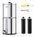 Front. VEVOR - Gravity-fed Water Filter System, 2.25G 304 Stainless-Steel Countertop System, Water Filtration System - Silver.