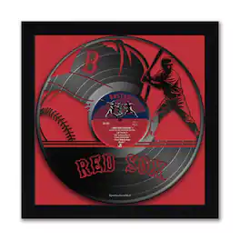Sporticulture - Framed 13" x 13" Vinyl Record Art Print - Multicolor
