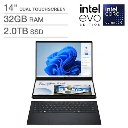 14" DUAL TOUCHSCREEN
32GB RAM
2.0TB SSD
intel evo EDITION
intel CORE ULTRA 9
Exhibition Booth Design