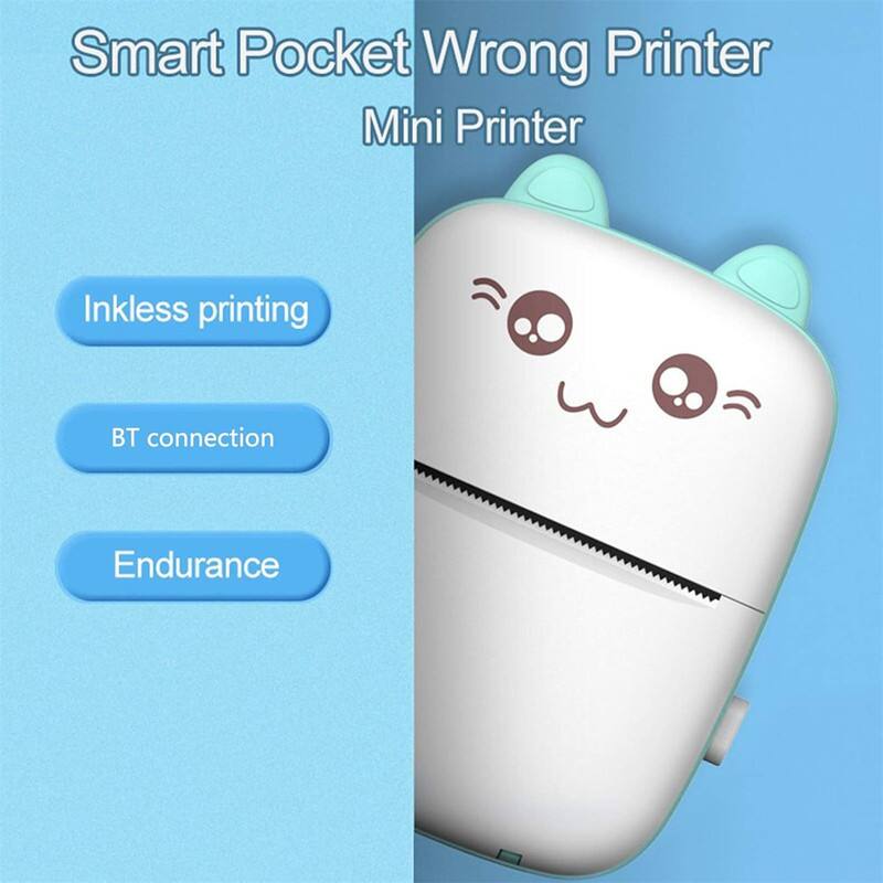 Smart Pocket Wrong Printer Mini Printer

- Inkless printing
- BT connection
- Endurance