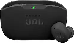 JBL - Vibe Buds 2 Noise Cancelling Earbuds - 2025 - Black - Front_Zoom