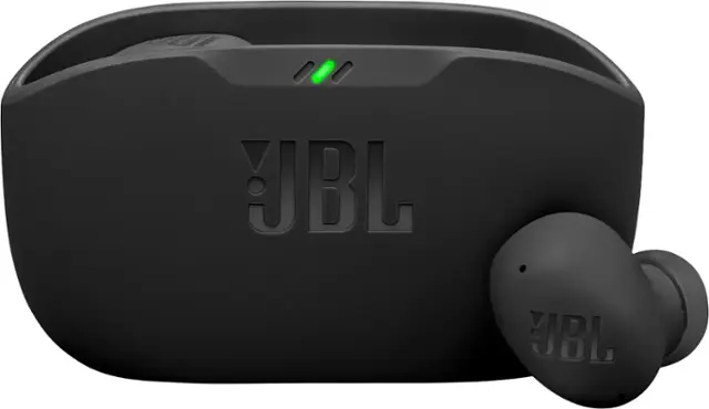 The text on the image reads "JBL," which is the brand name of the headphones.