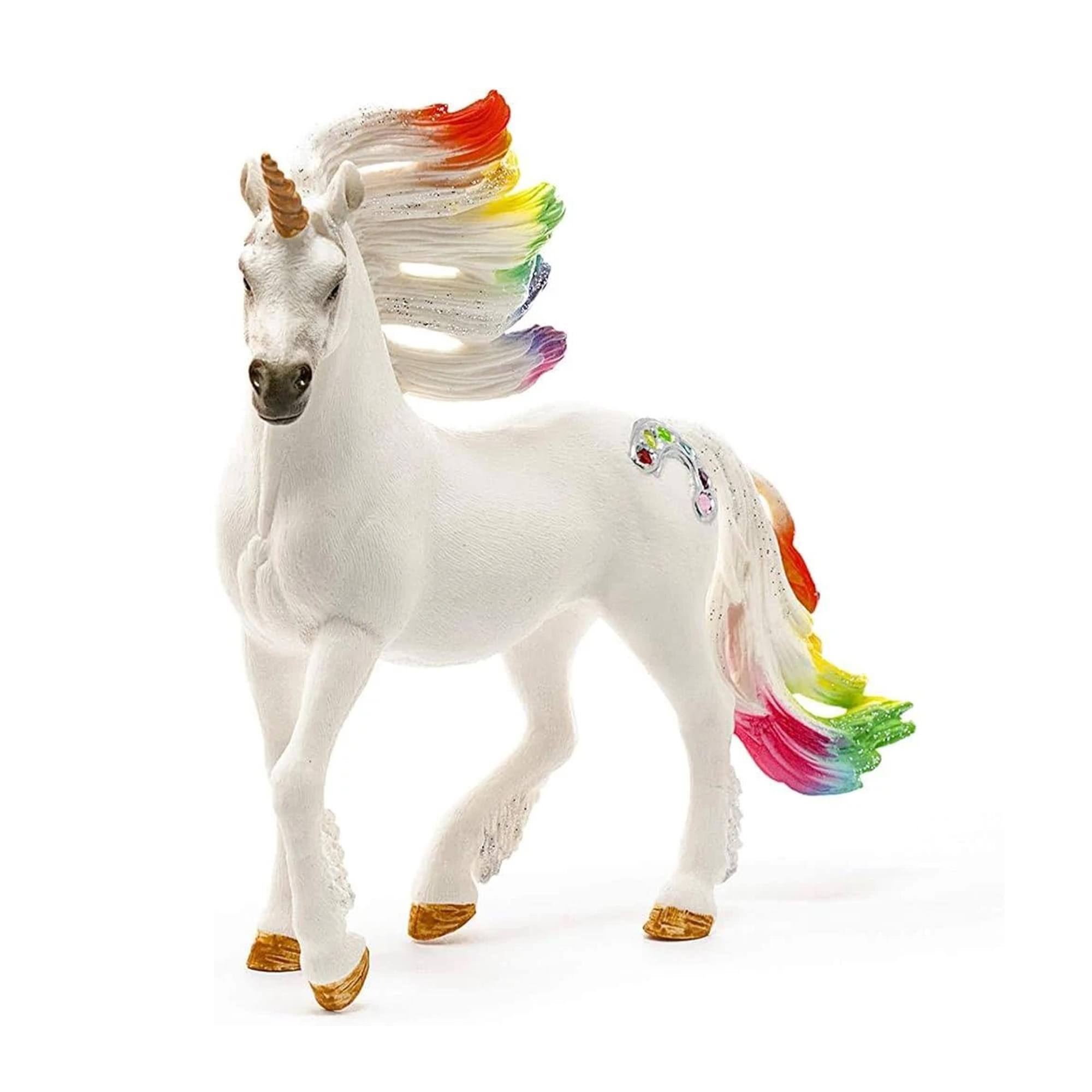 Alt View 1. Schleich - Schleich Rainbow Unicorn Stallion Figure | 5.9 x 3.3 x 7.1 Inches - Multi-Color.