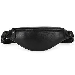 Steel Horse Leather - The Walcott Leather Waist Bag | Leather Fanny Pack - Black