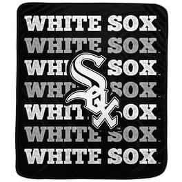 Pegasus - Chicago White Sox 60'' x 70'' Logo Wordmark Plush Blanket - Multicolor