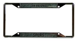 Rico Industries - San Antonio Spurs NBA Chrome EZ View License Plate Frame - Multi