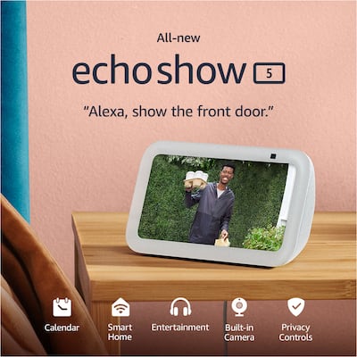 Amazon Echo Show 5 (newest model), Smart display with Alexa+, 2x Amazon Echo Show 5 (newest model), Smart display with Alexa+, 2x