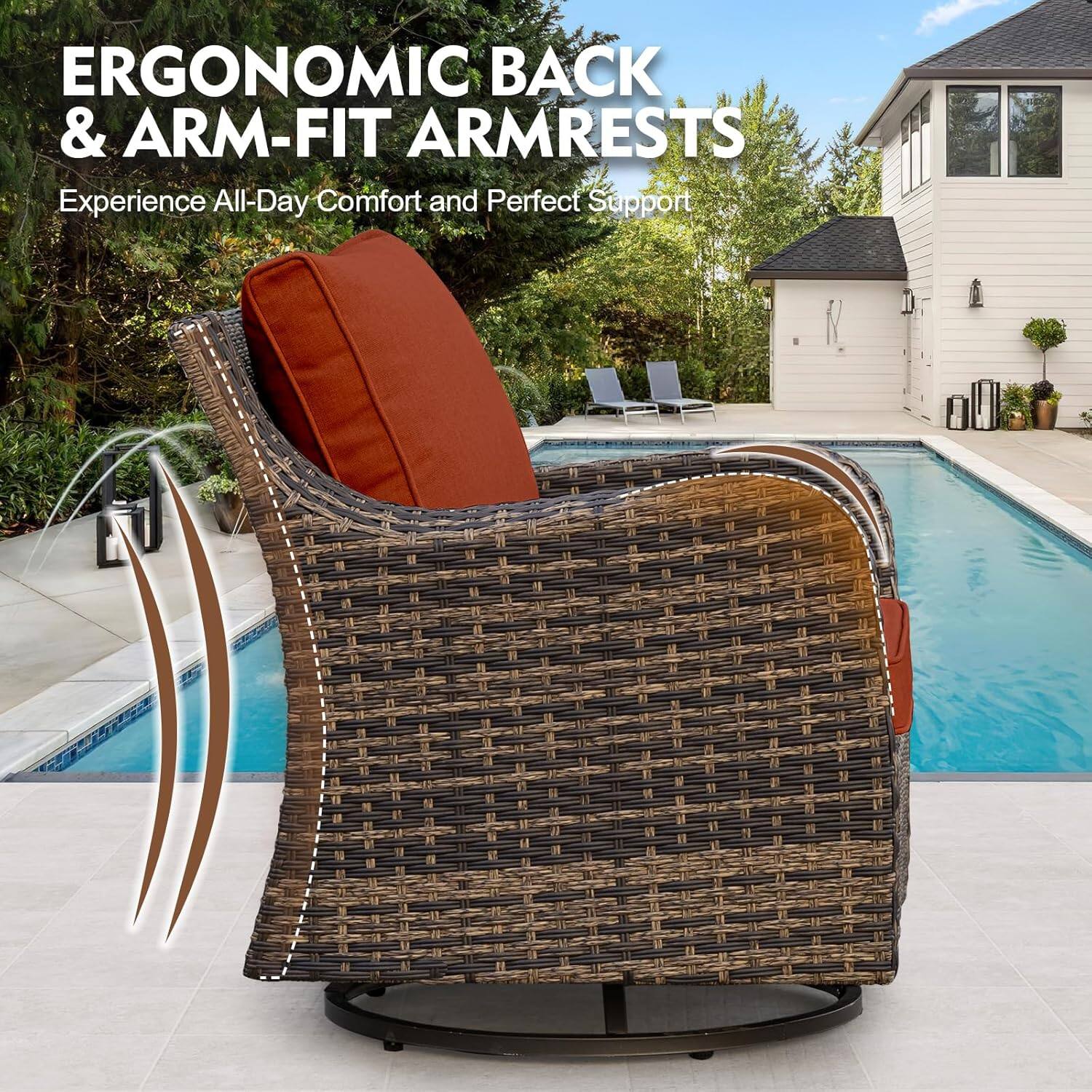 ERGONOMIC BACK & ARM-FIT ARMRESTS  
Experience All-Day Comfort and Perfect Support