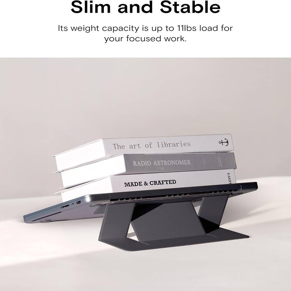 Slim and Stable

Its weight capacity is up to 11lbs load for your focused work.

The art of libraries  
RADIO ASTRONOMER  
MADE & CRAFTED  
S.TAT MOIT