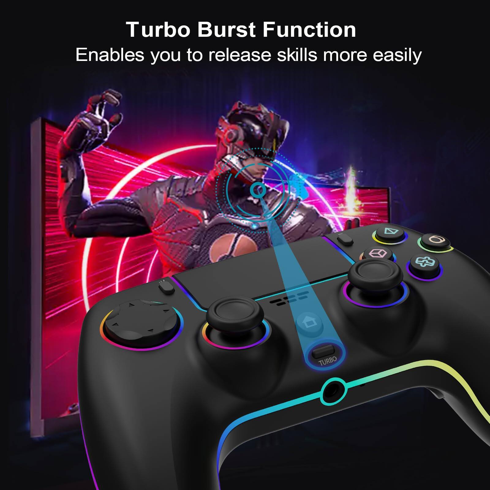 Turbo Burst Function  
Enables you to release skills more easily