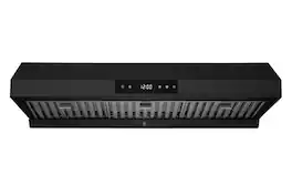 Hauslane - 36 inches - Externally Vented - Under cabinet Range Hood - Matte Black