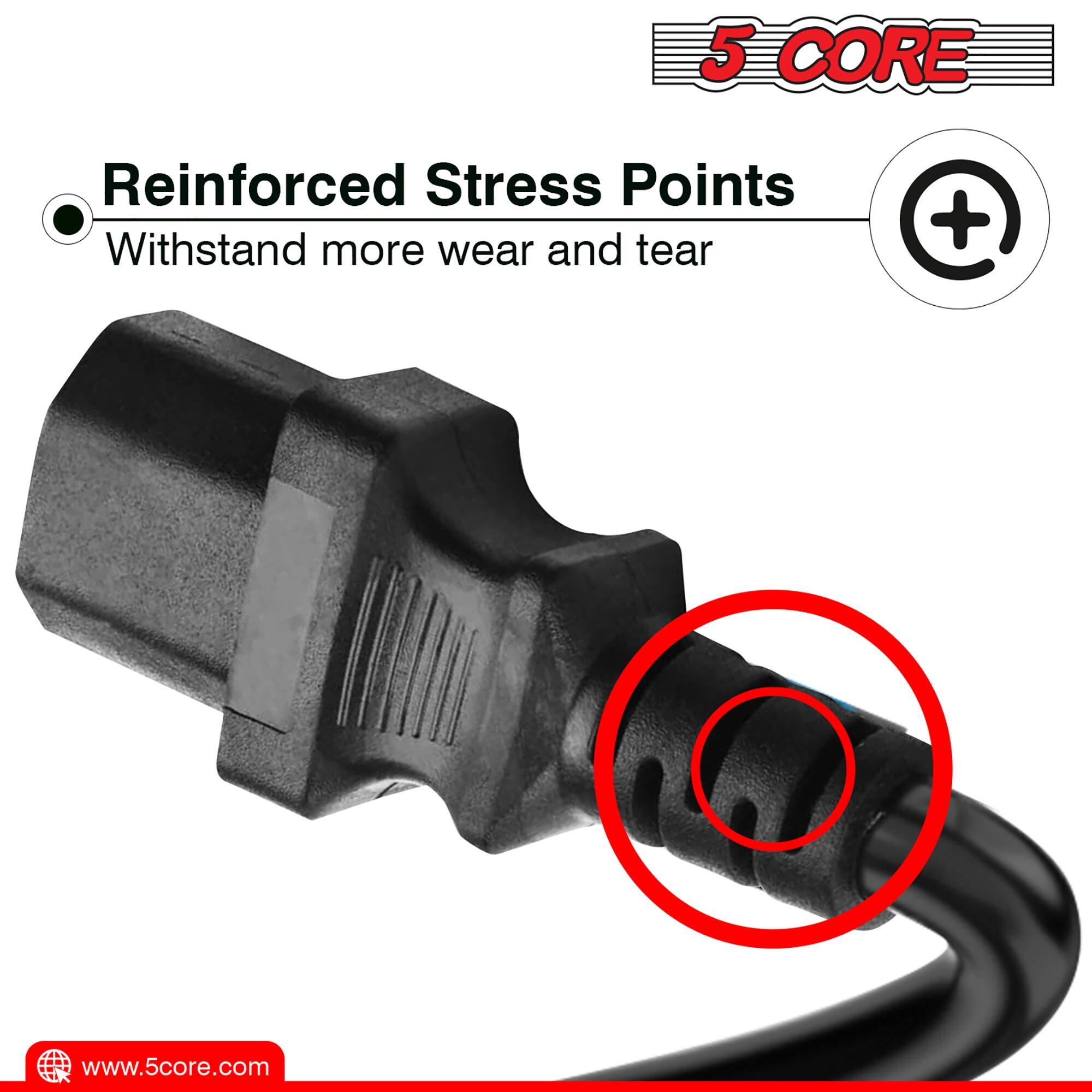 5 CORE Reinforced Stress Points Withstand more wear and tear. Visit www.5core.com.