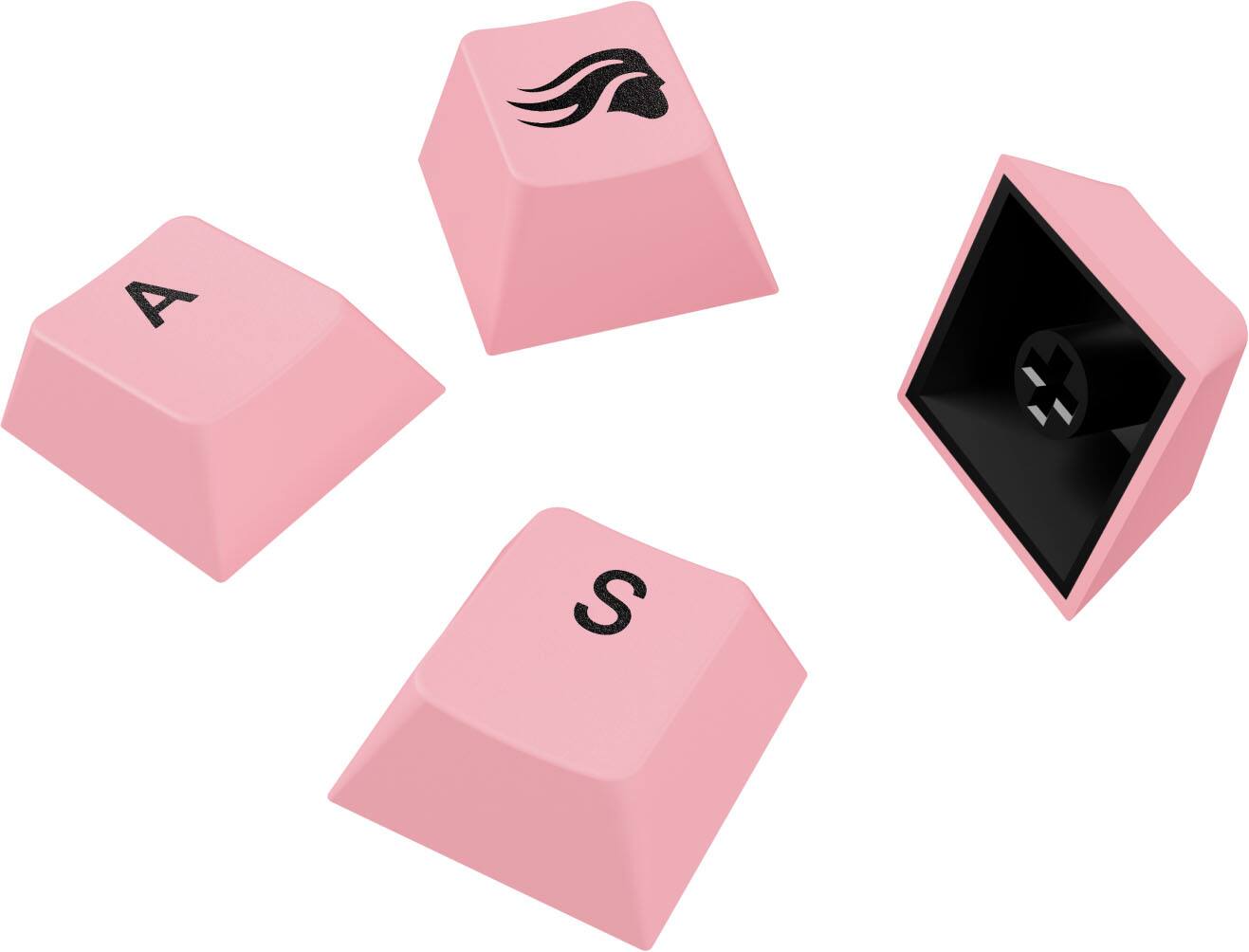 Alt View 11. Glorious - GPBT Basics Universal Keycap Set Compatible with Most 100% 85% 80% TKL 60% Compact 75% Mechanical Keyboards - Potion Pink.