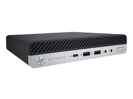 HP - Refurbished Excellent - EliteDesk 800 G4-MINI i5-8500T, 8GB DDR4, 256GB SSD, Win 11 Pro - Black