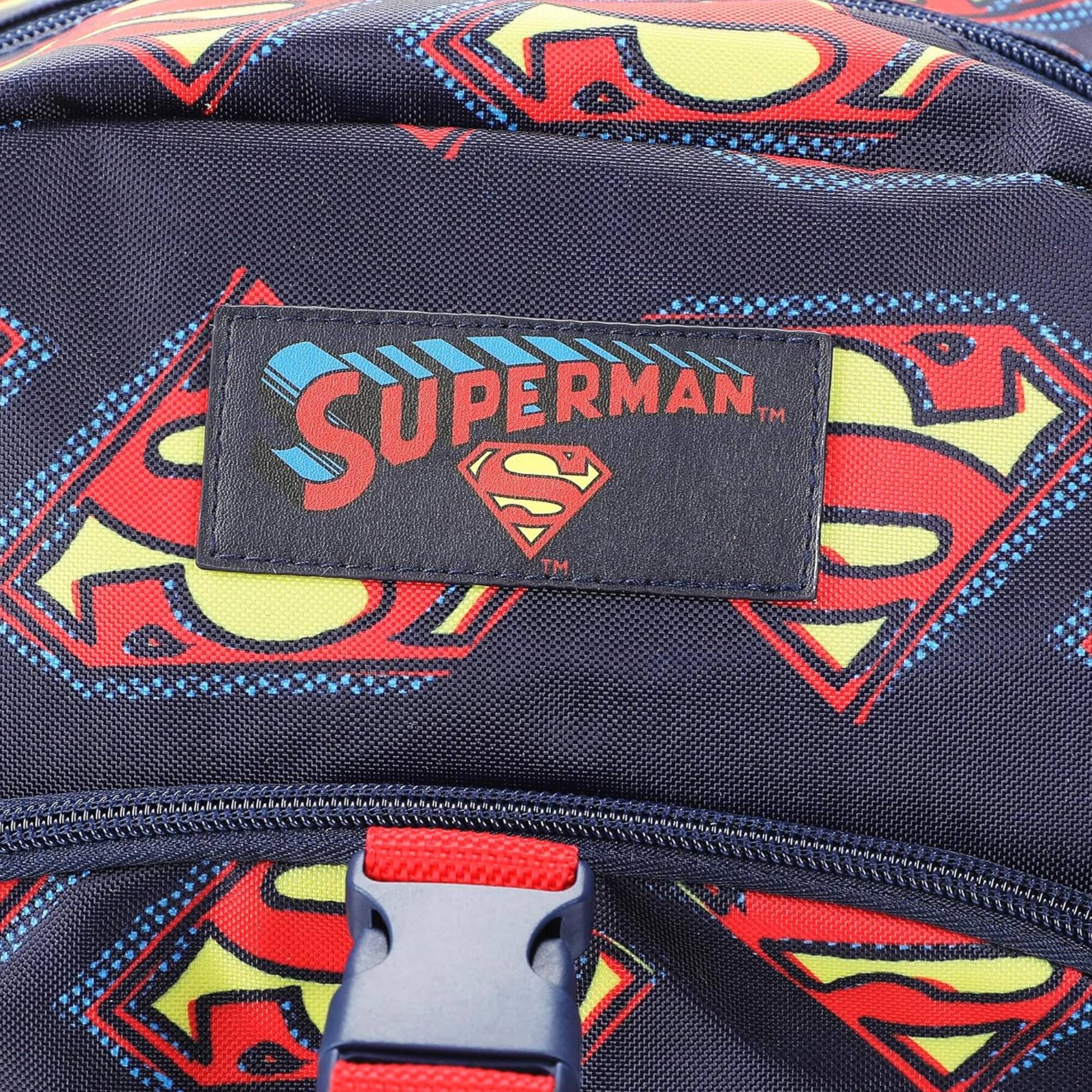 Alt View 7. Bioworld - Bioworld Superman Logo All-Over Print 16" Premium Backpack & Lunch Kit Set - Assorted Pre-Pack.