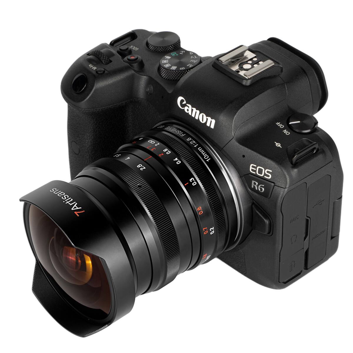 Canon EOS R6 with a Canon FISHEYE FIS 10mm 1:2.8 LE lens