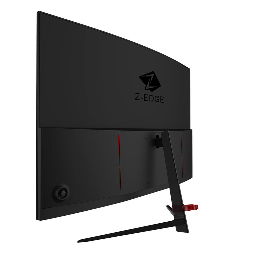 Back. Z-Edge - 27 inch 1080P Full HD 1920 x 1080 280 Hz 1 ms Curved Gaming Monitor, HDMI x 2, DP x 2 - Black.