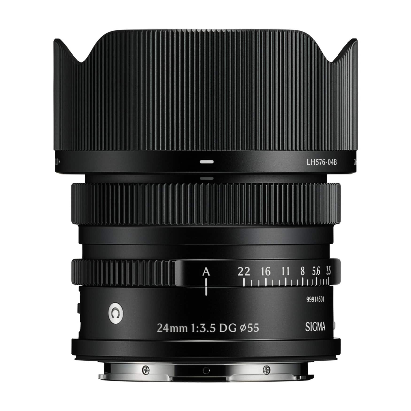 Sigma - 24mm F3.5 DG Black Contemporary Lens for L Mount - Black
