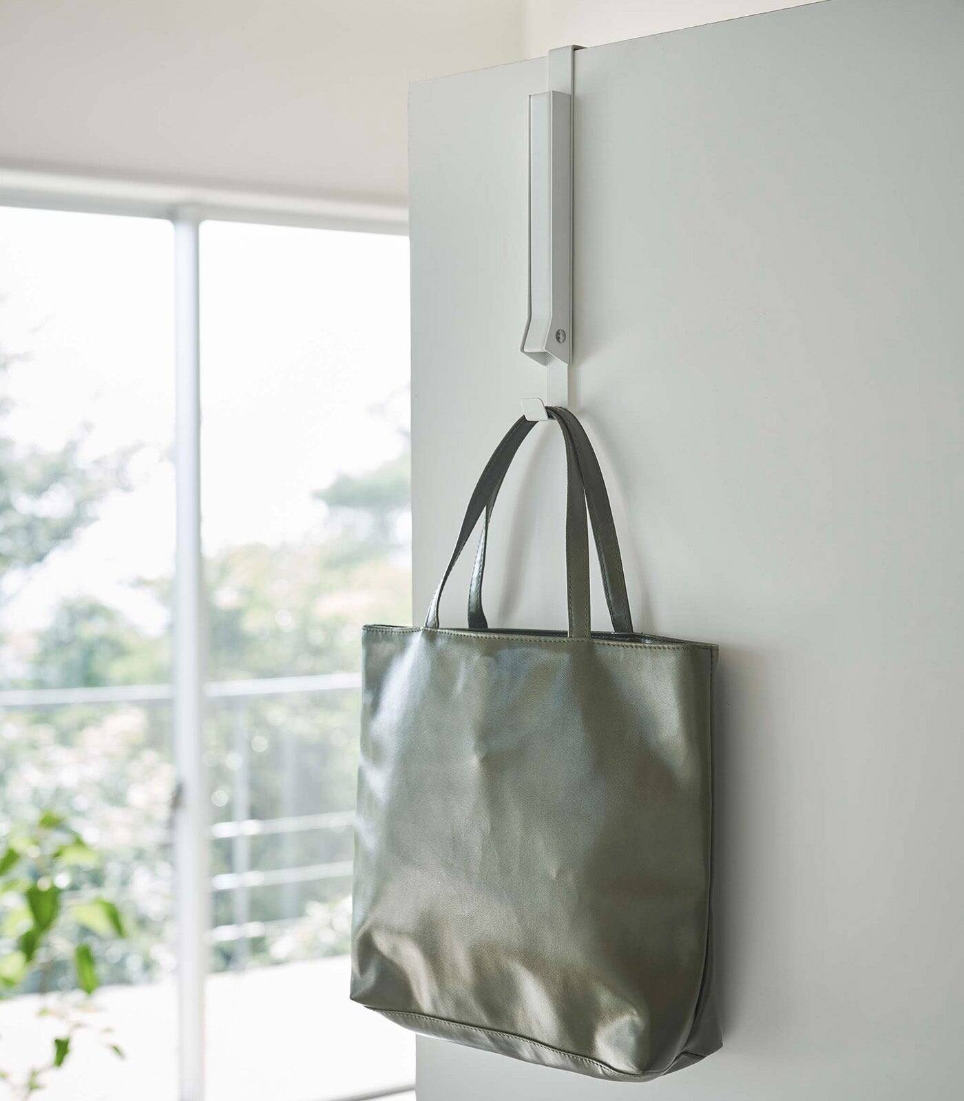 Alt View 9. Yamazaki Home - Over-the-Door Hook - Steel - White.