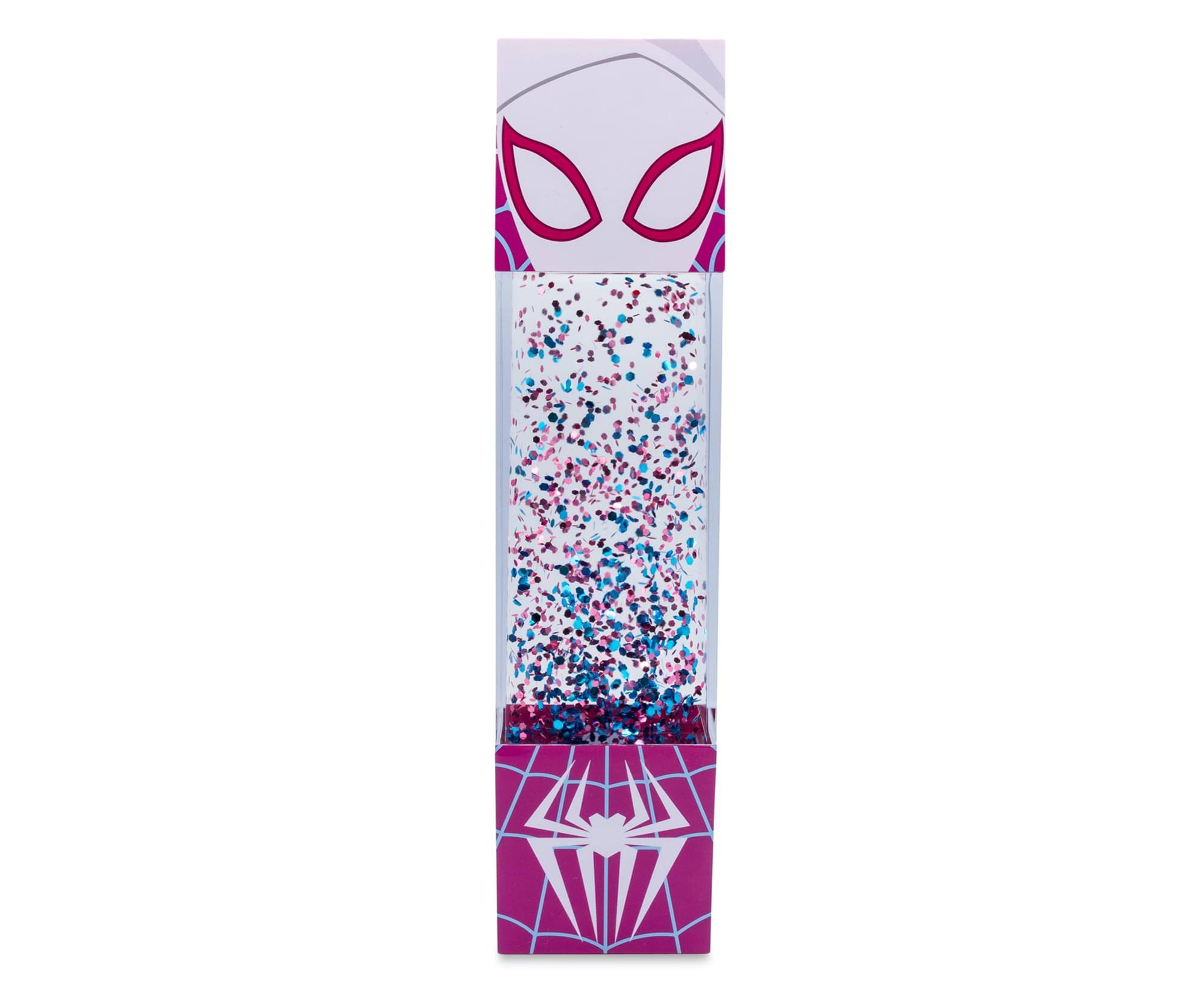 Front. Ukonic - Marvel Spider-Gwen USB Powered Glitter Motion Light | 12 Inches Tall - Purple.