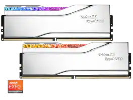 G.SKILL - Trident Z5 Royal Neol 32GB DDR5 6000MHz RAM (2x16GB) - Silver