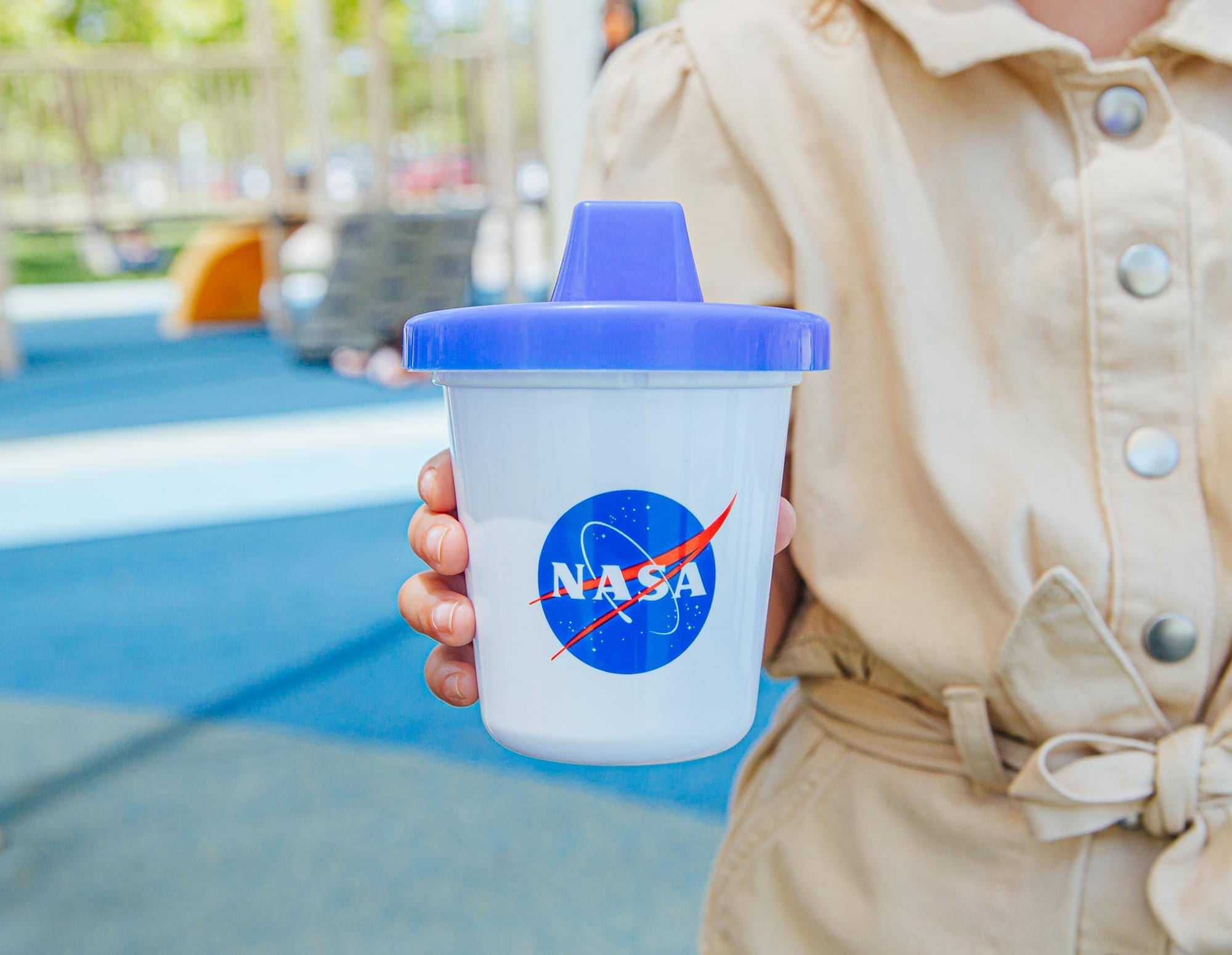 Alt View 4. NASA - NASA 7oz Sippy Cup - Blue.