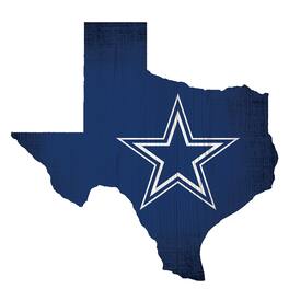 Fan Creations - Dallas Cowboys 12" Logo State Sign - Multicolor
