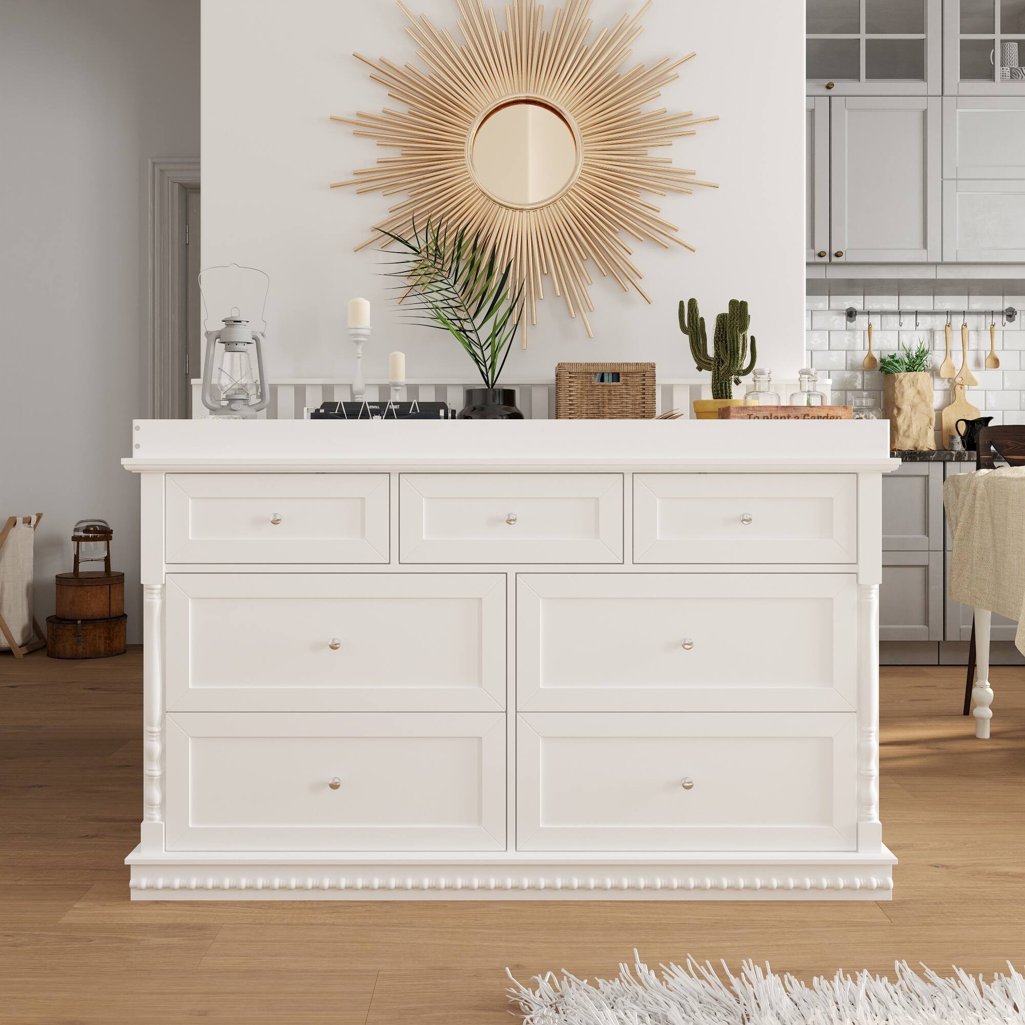 Alt View 10. FUFU & GAGA - FUFU&GAGA Multi - Drawer Dresser: All - Scene Organizing Master - White.