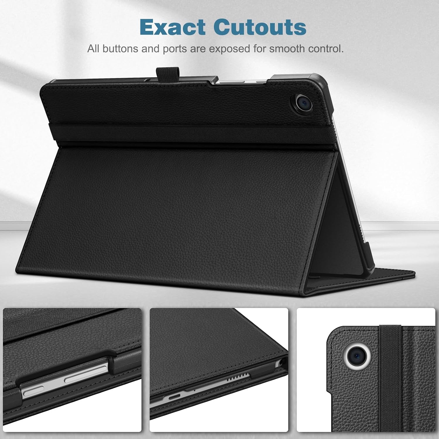 Exact Cutouts  
All buttons and ports are exposed for smooth control.