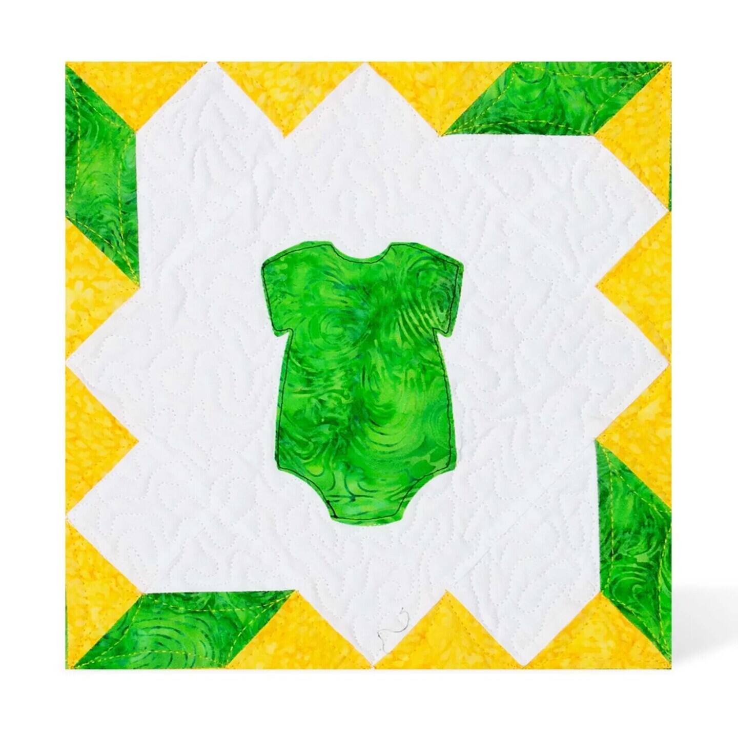 Angle. AccuQuilt - GO! Baby Medley Die (Die to Try, February 2025) - Multicolor.