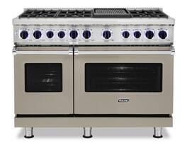 Viking - 48"W./24"D. Dual Fuel Sealed Burner Range-6 Burners/Griddle - Nantucket