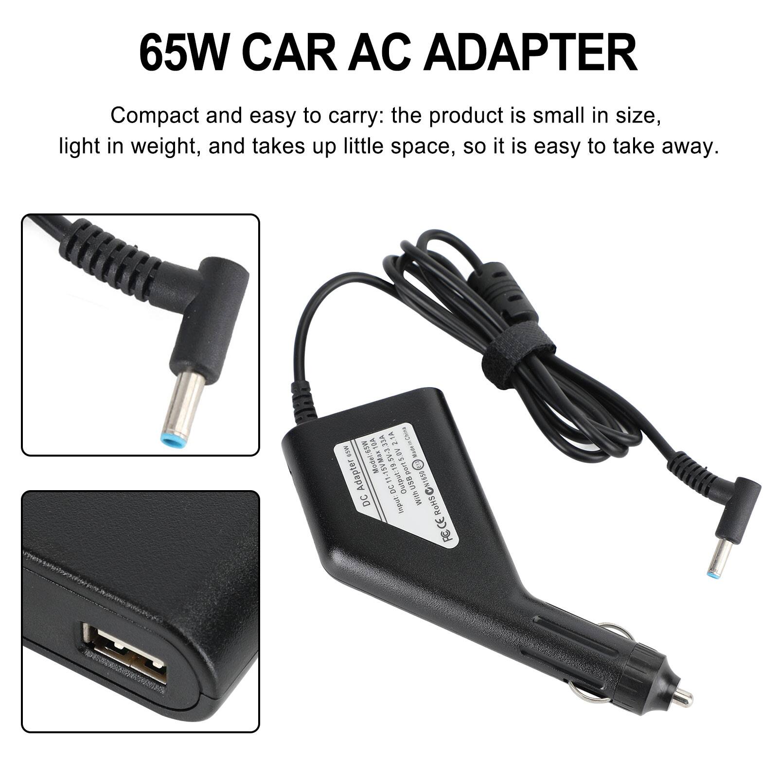 65W CAR AC ADAPTER

Compact and easy to carry: the product is small in size, light in weight, and takes up little space, so it is easy to take away.

Model: 65W 5V-3.50V I Adapter 15V Max U58 port DC11-15

Output: 19 TRRO DC DC Ingurt 4P RoHS FC