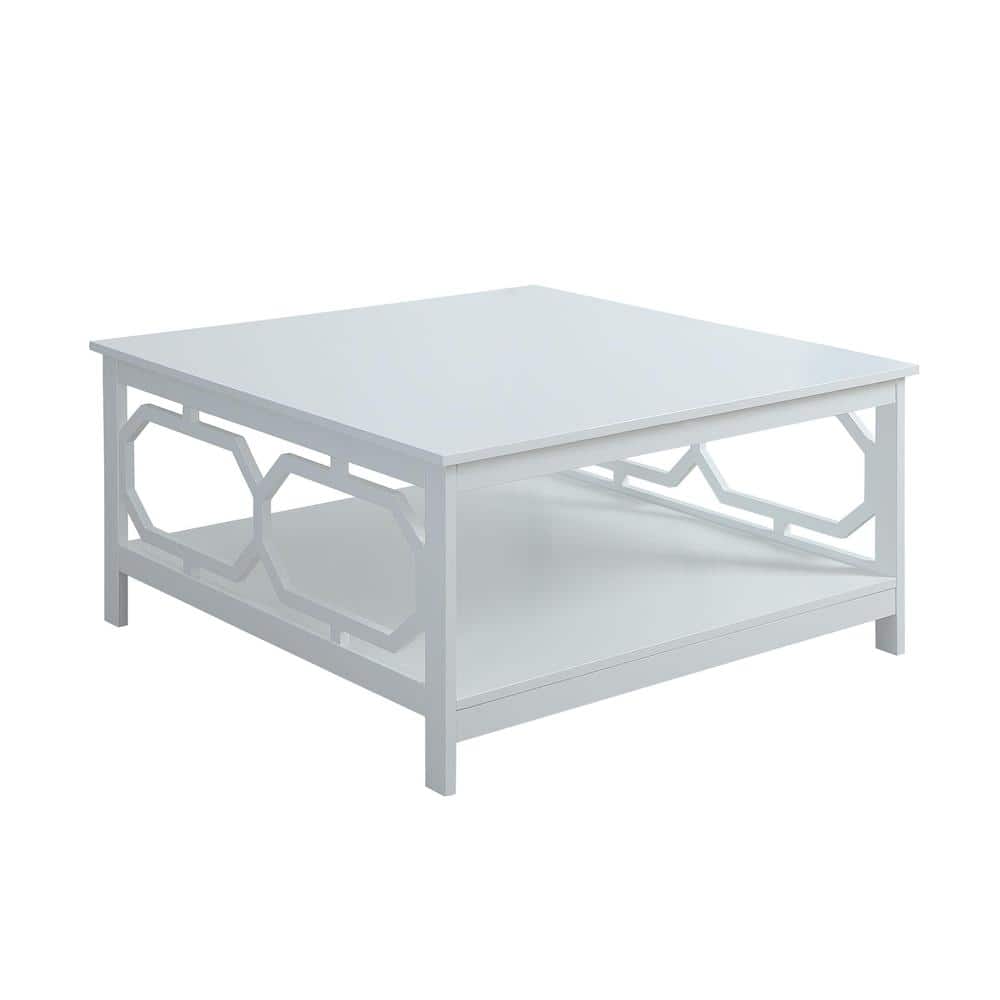 Convenience Concepts - Omega Square 36" Coffee Table - White