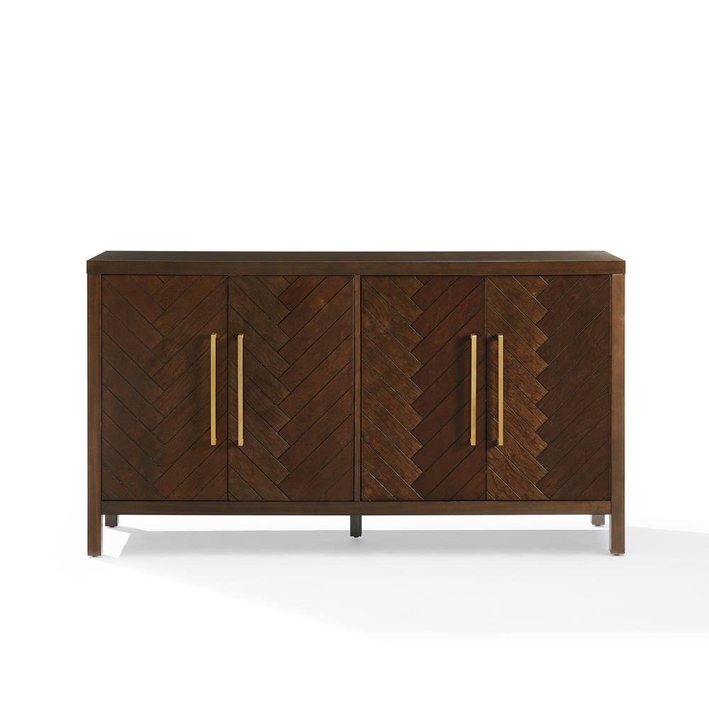 Alt View 2. Crosley Furniture - Darcy Sideboard - Dark Brown.