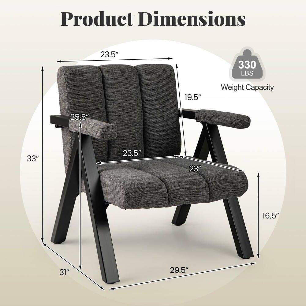 Product Dimensions:  
- 23.5"  
- 33"  
- 25.5"  
- 19.5"  
- 23"  
- 29.5"  
- 31"  

Weight Capacity: 330 LBS