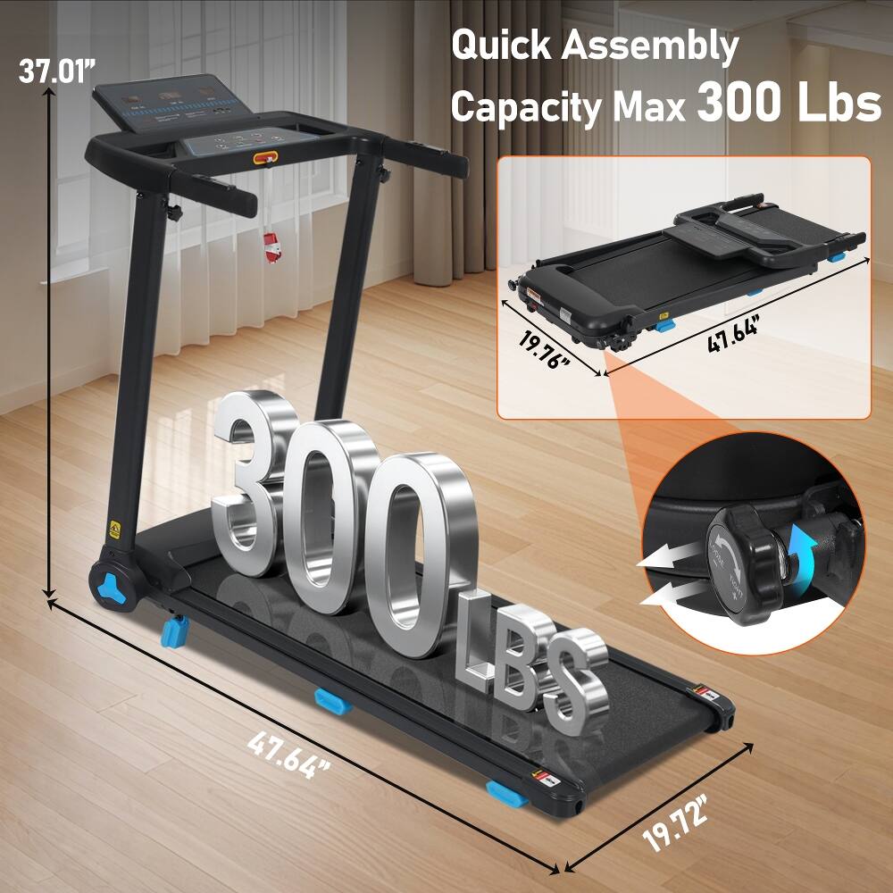 37.01" Quick Assembly Capacity Max 300 Lbs 19.76" 47.64" 300 LBS E 47.64" 19.72"