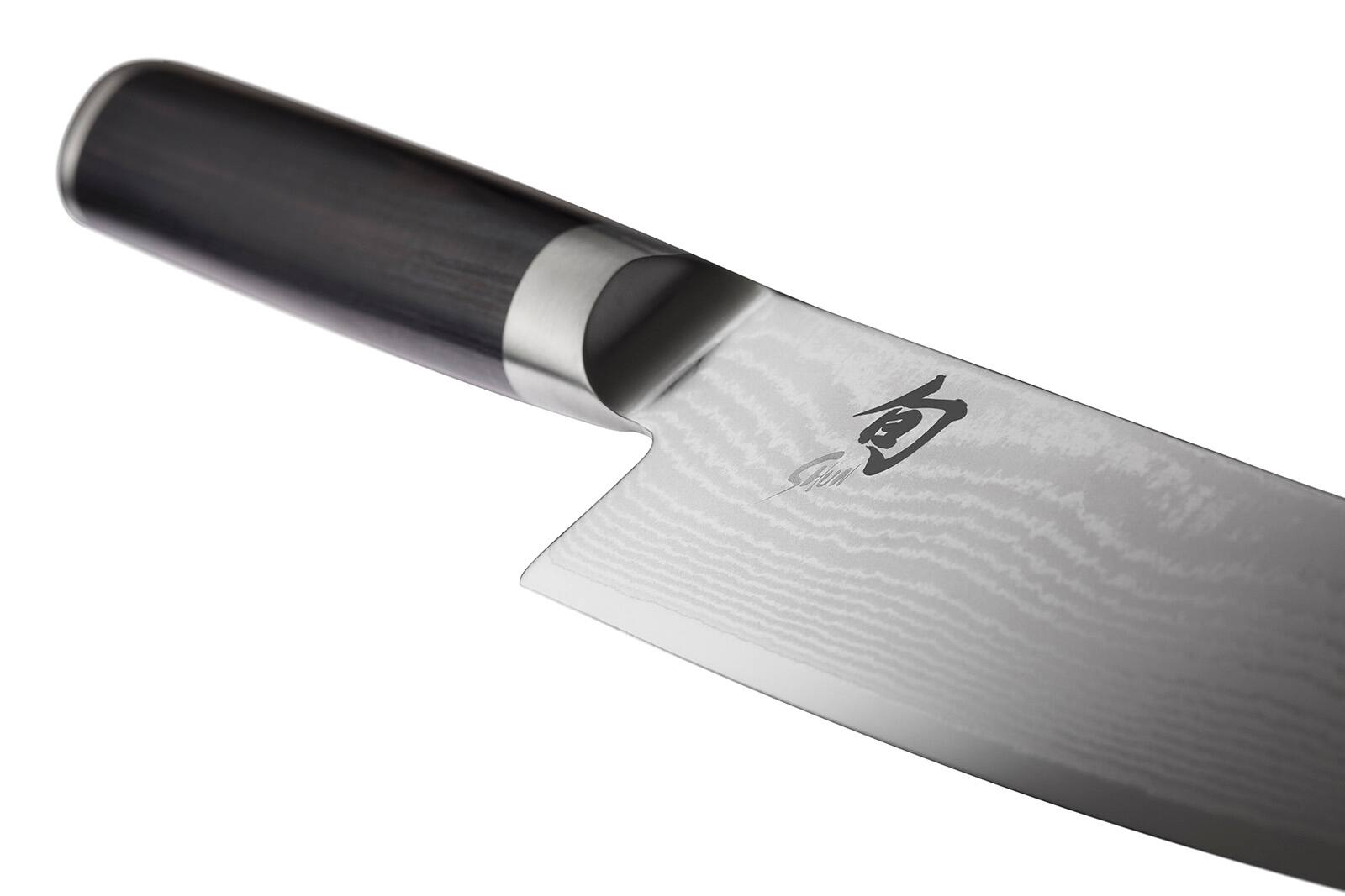 Alt View 2. Shun - Classic Chef's Knife, 8 Inch - Black.