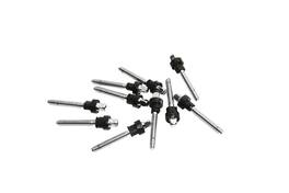 Gibraltar Hardware - 10-Pack 1-5/8" Tension Lock Tension Rods for Drums, Secure Drumhead Tuning Hardware