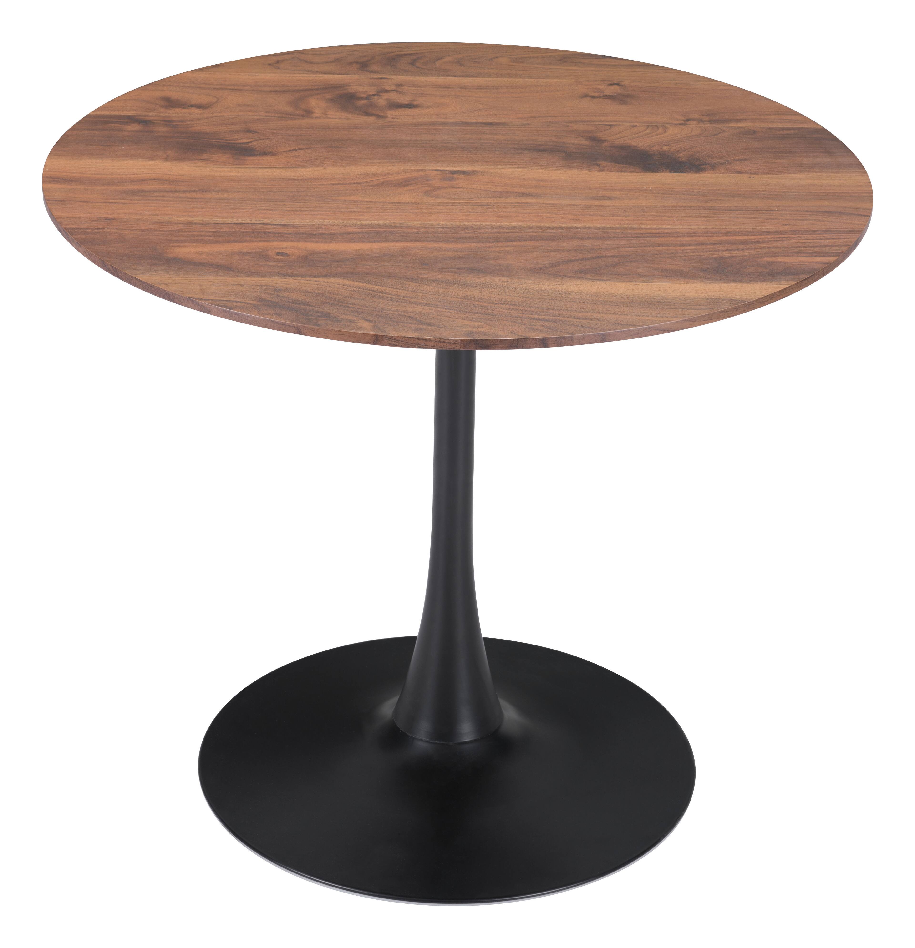 Alt View 2. Hivvago - Opus Dining Table Brown & Black - Brown & Black.