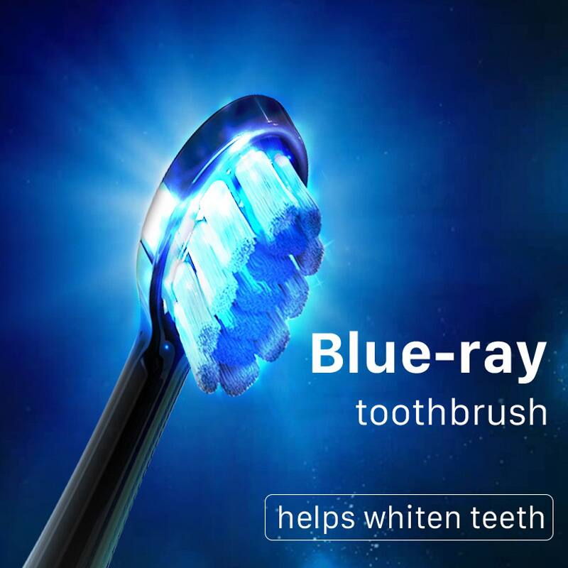 Blue-ray toothbrush helps whiten teeth