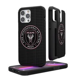 Keyscaper - MLS - Inter Miami CF iPhone Text Backdrop Rugged Case - 15 - Multicolor