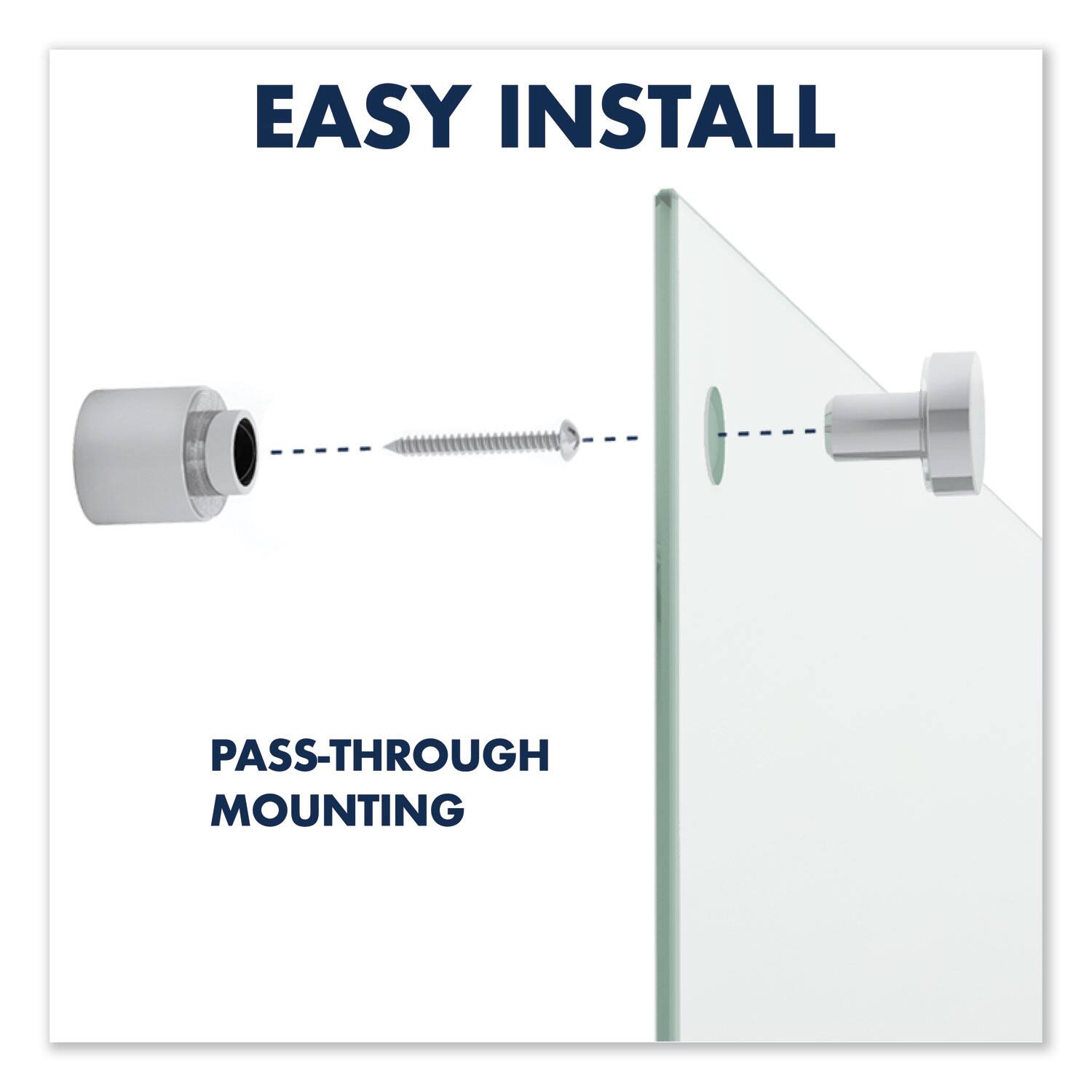EASY INSTALL

PASS-THROUGH MOUNTING